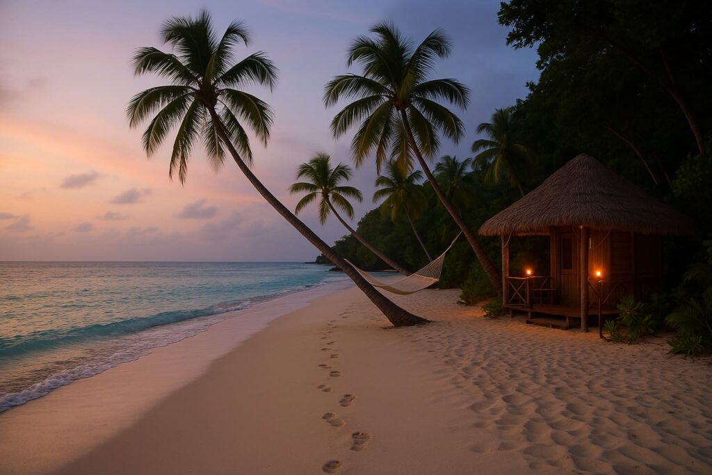 Praia paradisíaca